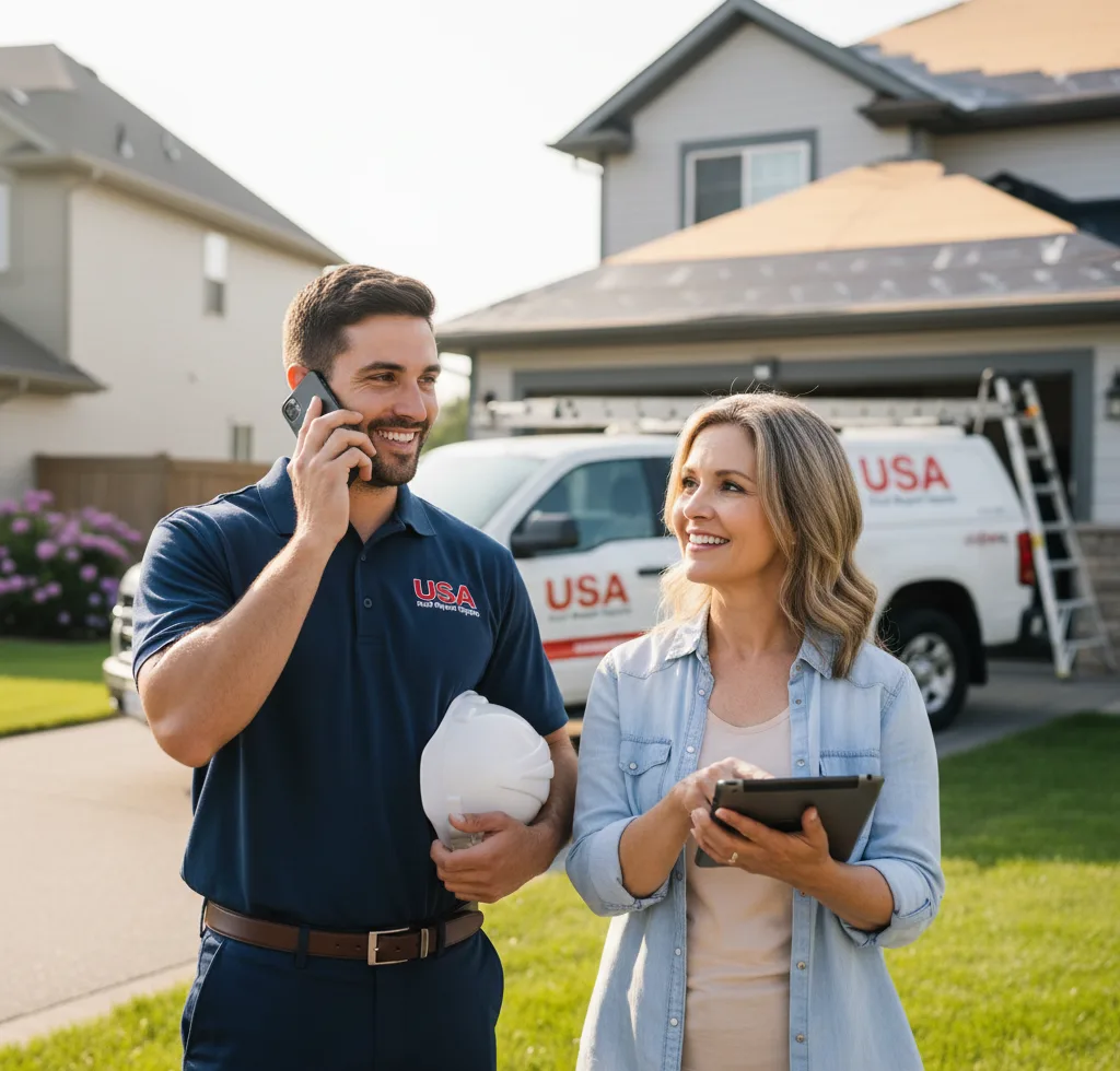 USA Roof Repair Experts customer support in Lake Crystal